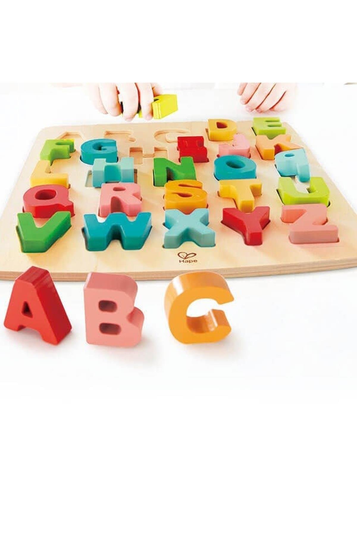 Hape Chunky Puzzle Alfabe Yapbozu Çok Renkli