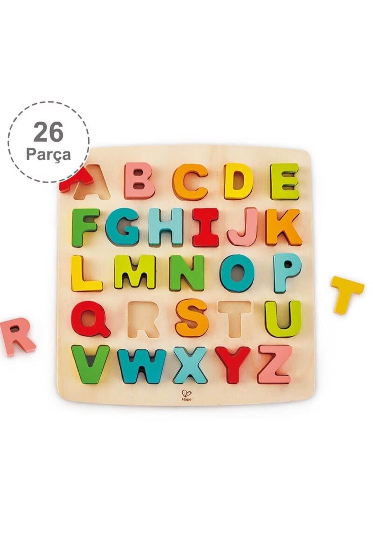 Hape Chunky Puzzle Alfabe Yapbozu Çok Renkli