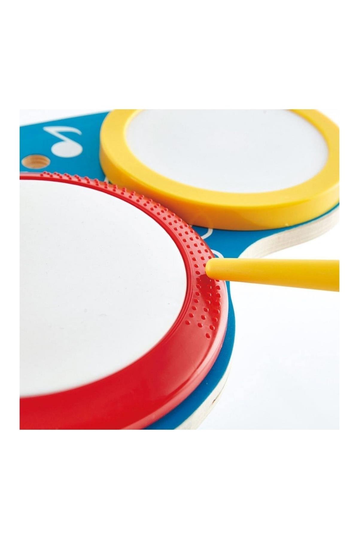 Hape Drum and Cymbal Oyuncak Davul Seti Çok Renkli