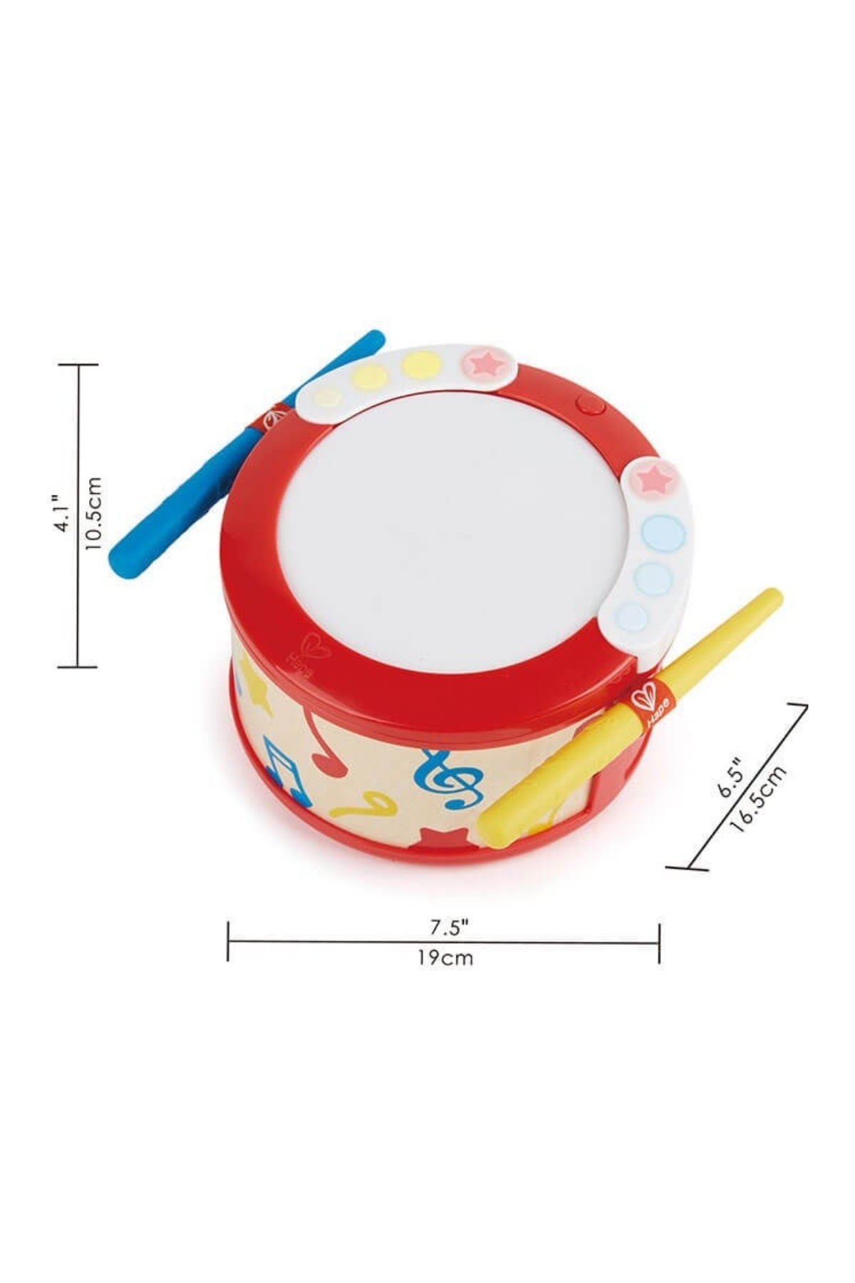 Hape Eğitici Işıklı Oyuncak Davul Çok Renkli
