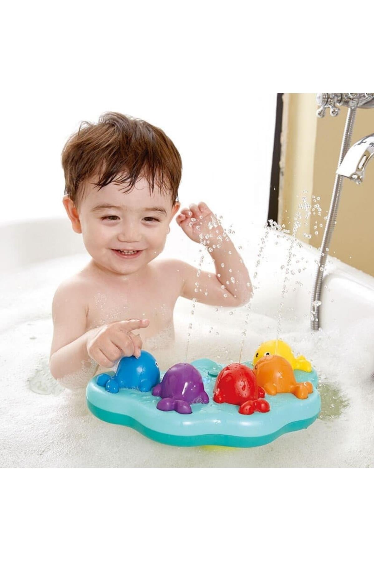 Hape Müzikli Balina Çeşmesi - Banyo Oyuncağı Çok Renkli