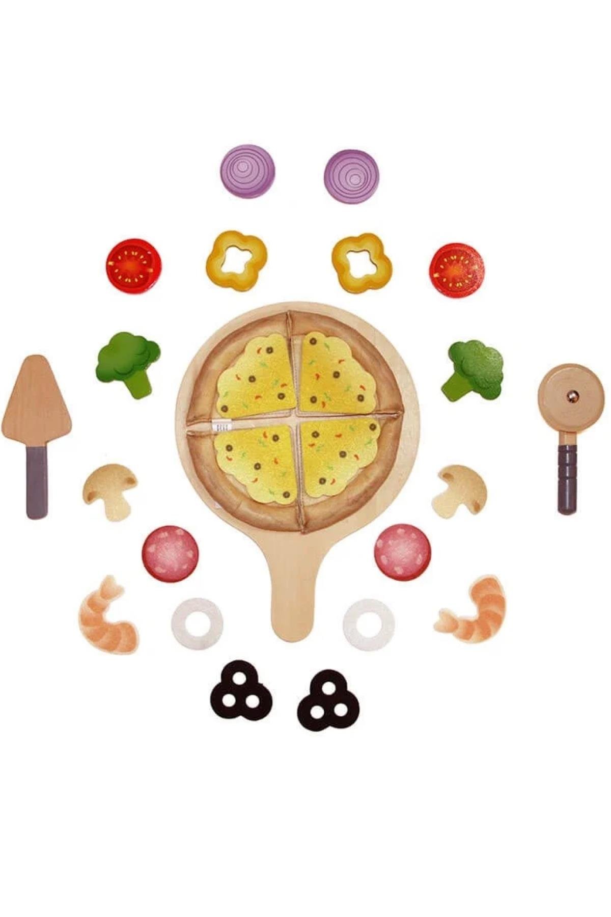 Hape Perfect Oyuncak Pizza Seti Çok Renkli