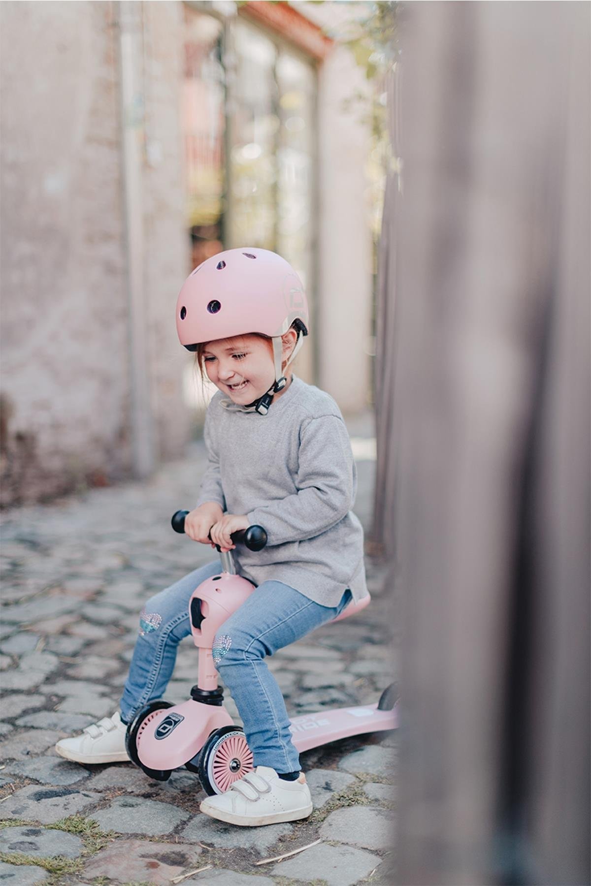 Highway Kick Oturaklı Scooter Pembe