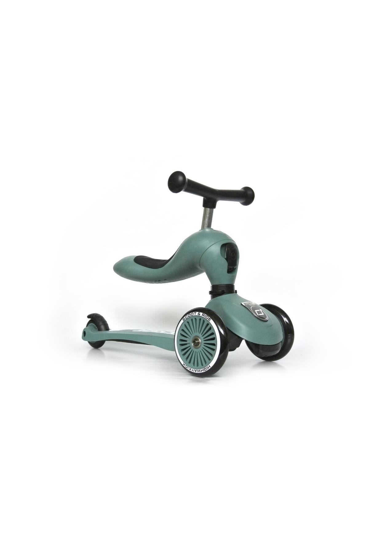 Highway Kick Oturaklı Scooter Yeşil