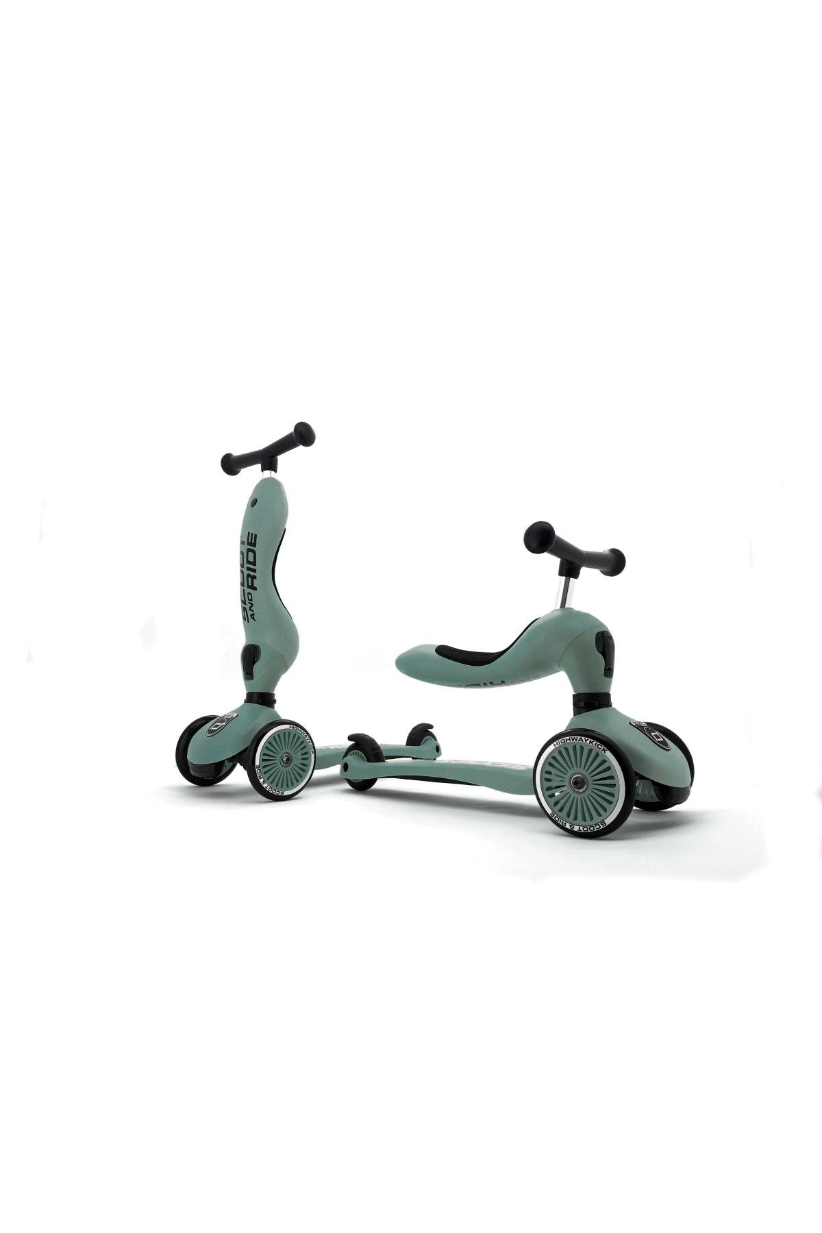 Highway Kick Oturaklı Scooter Yeşil