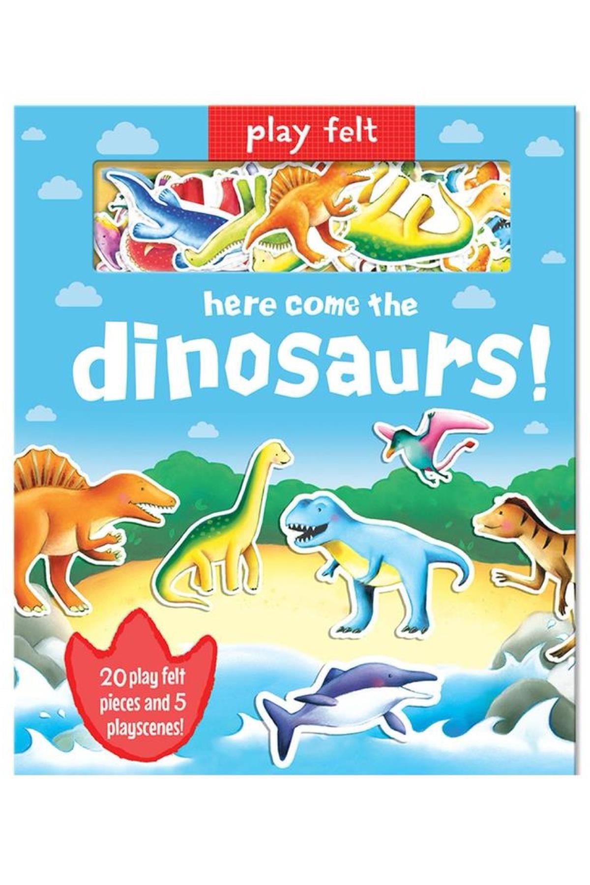 Imagine That /Play Felt - Here Comes Te Dinosaurs Çok Renkli