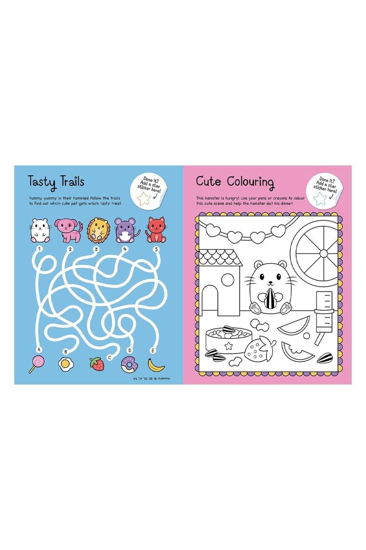 Imagine That / Puffy Stickers - Cute Pets Çok Renkli