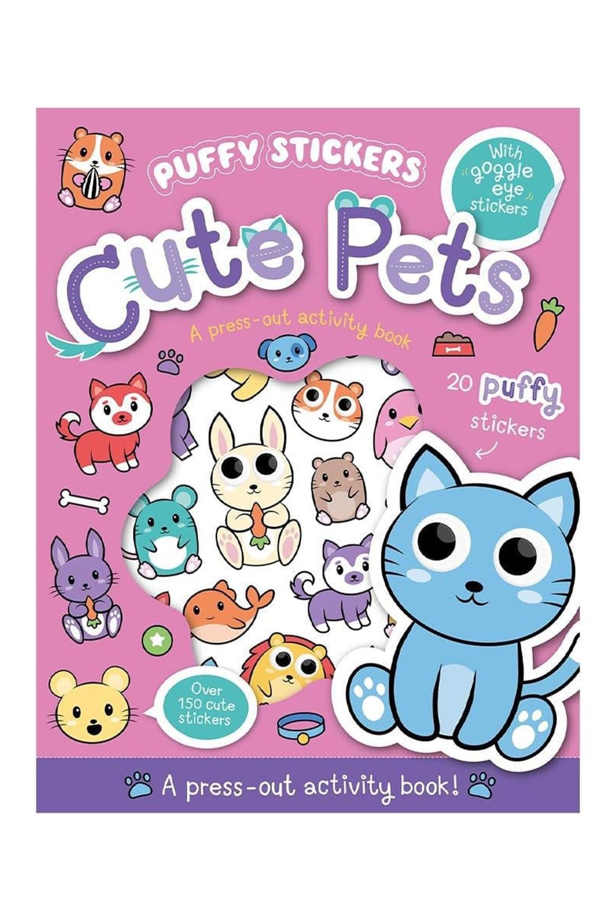 Imagine That / Puffy Stickers - Cute Pets Çok Renkli