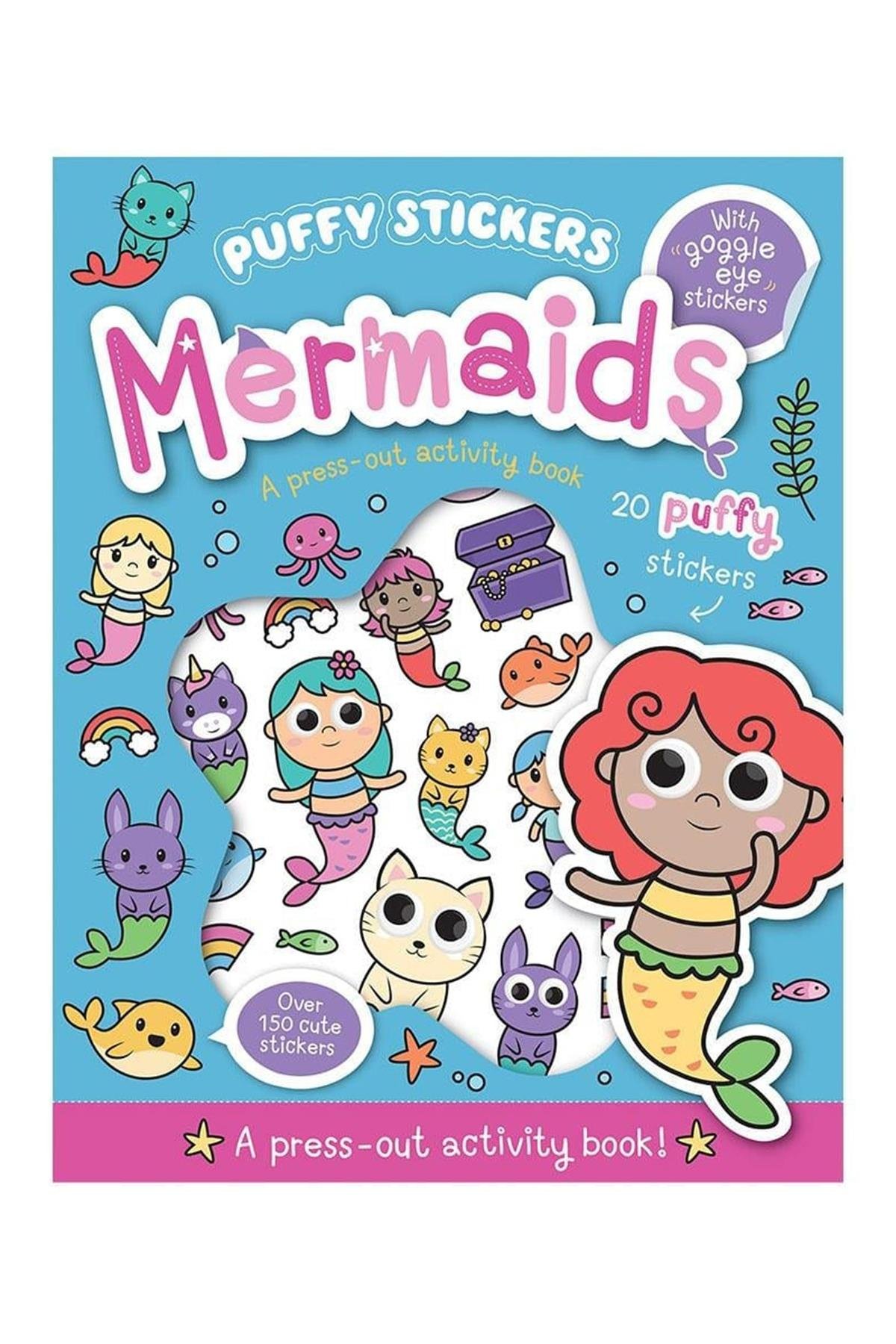 Imagine That / Puffy Stickers - Mermaids Çok Renkli