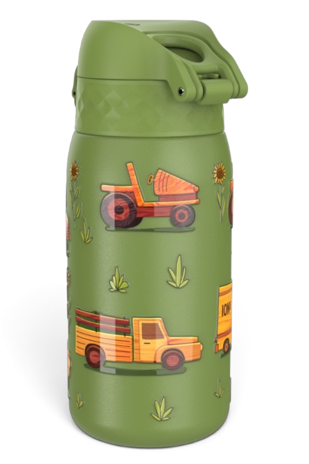 ION8 - Paslanmaz Çelik Çocuk Suluk - Çiftlik Makineleri - 400 ml - Sızdırmaz Çok Renkli