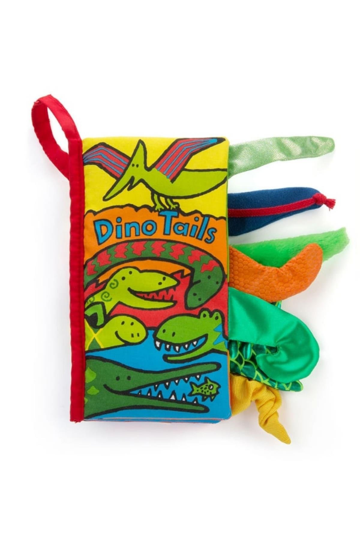 Jellycat Bez Kitap - Dino Tails Çok Renkli