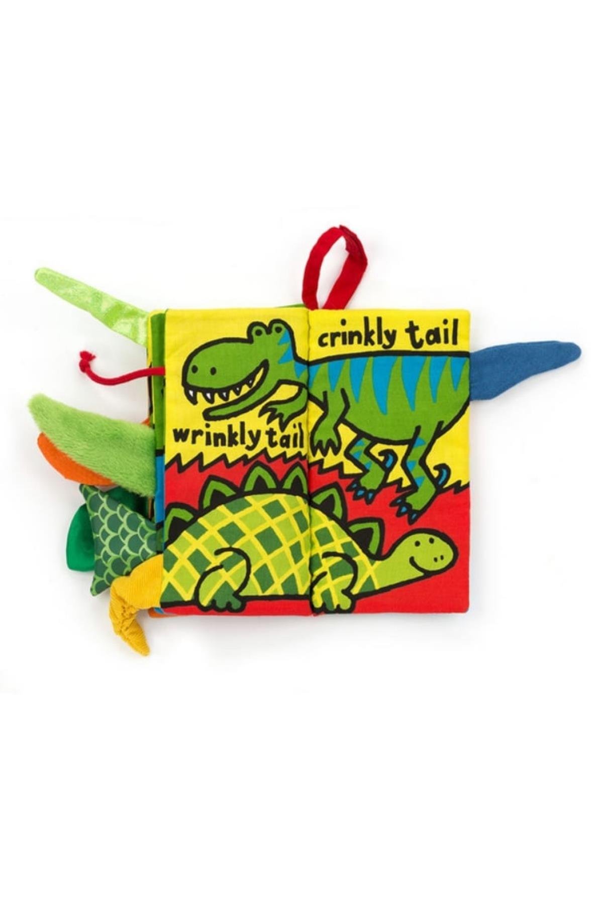 Jellycat Bez Kitap - Dino Tails Çok Renkli