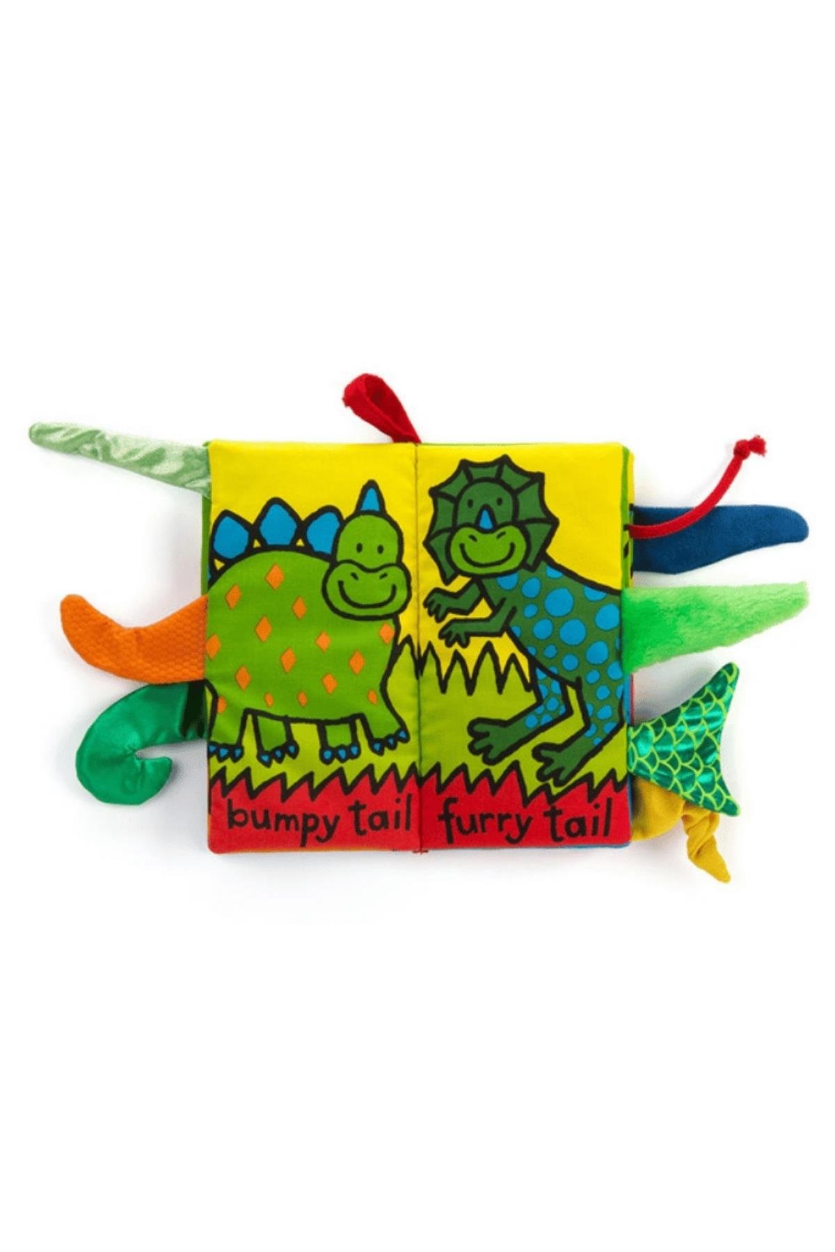 Jellycat Bez Kitap - Dino Tails Çok Renkli