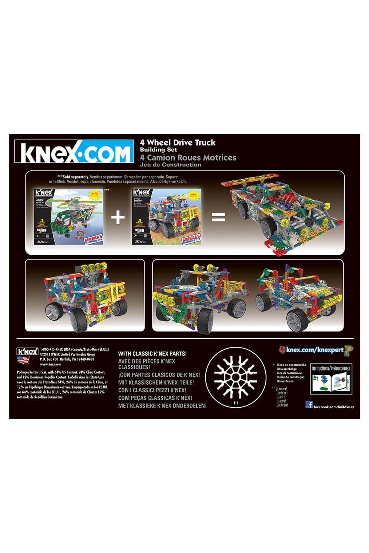K'NEX 4 Çeker Kamyon ( Led Işıklı ) Çok Renkli