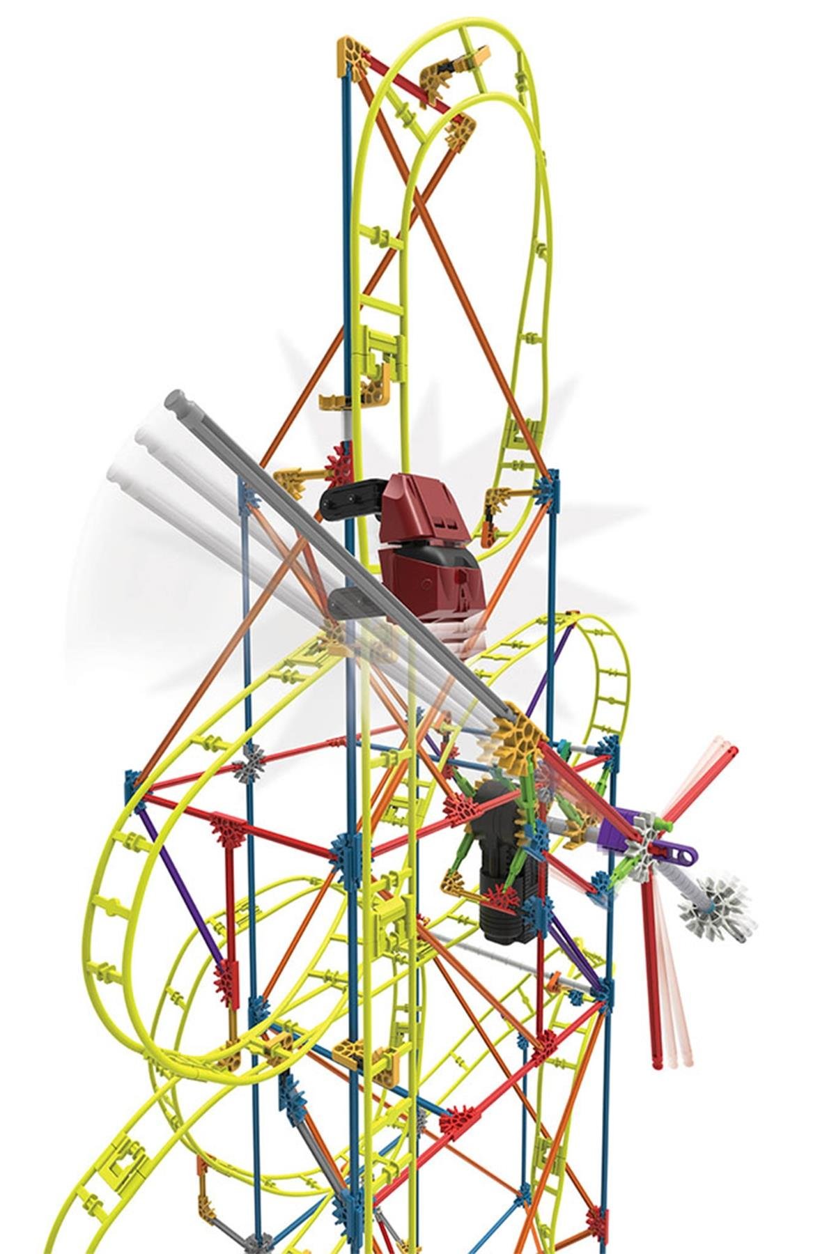 K'NEX Clock Work Roller Coaster Set ( Motorlu ) Çok Renkli