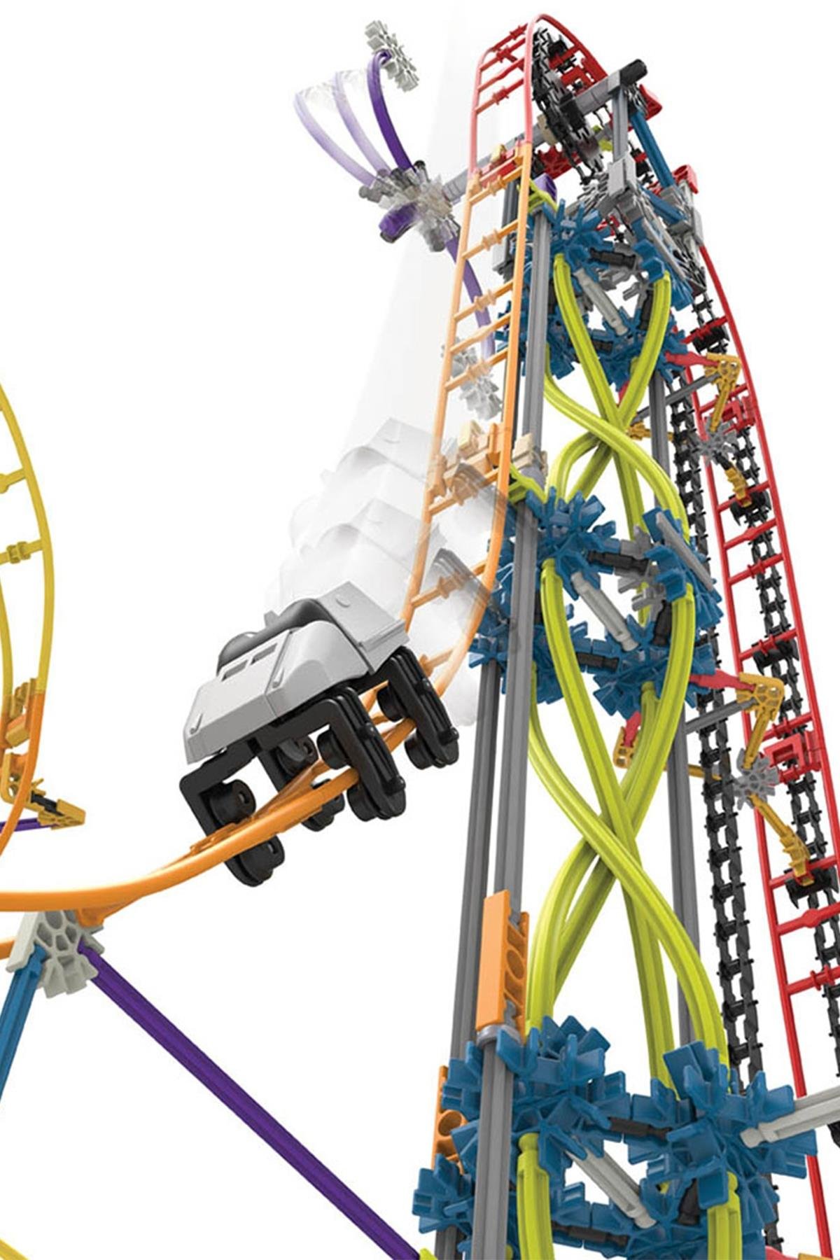 K'NEX Electrsc Inferno Roller Coaster Set ( Motorlu ) Çok Renkli