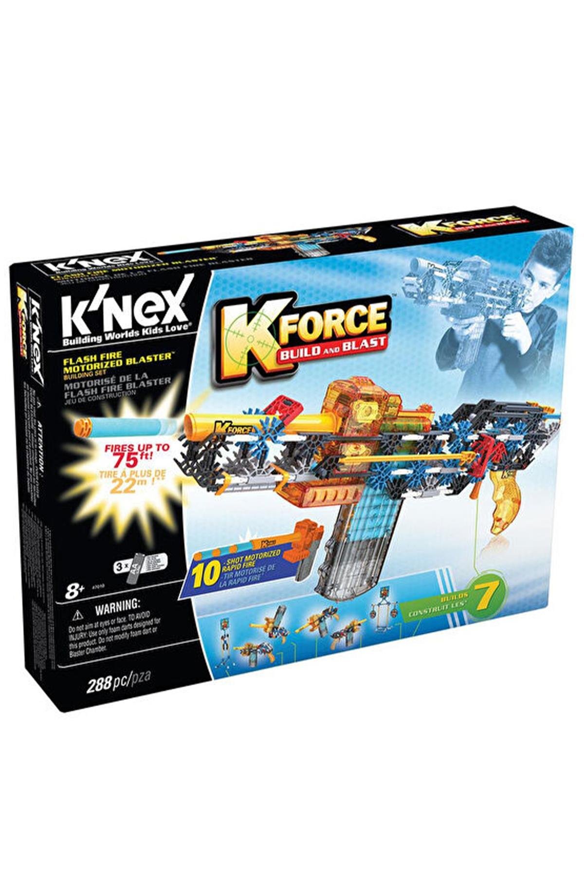 K'NEX Flash Fire Blaster Set ( Motorlu ) Çok Renkli