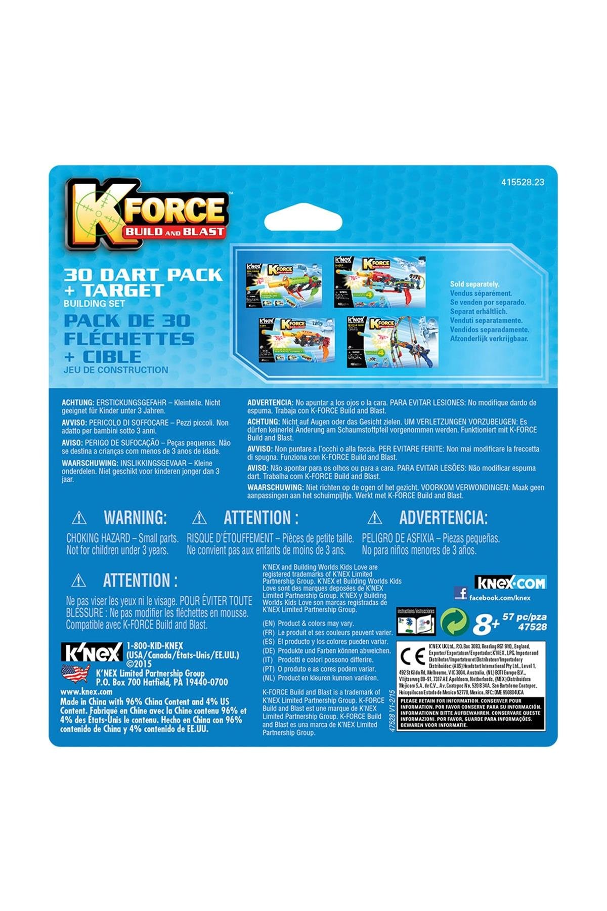 K'NEX Hedefli 30 Mermi Set Çok Renkli