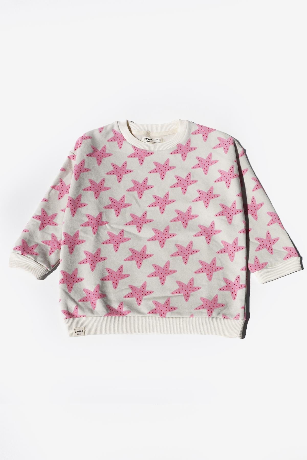 Lavra Studio / MAGGIE SWEATSHIRT EkruPembe
