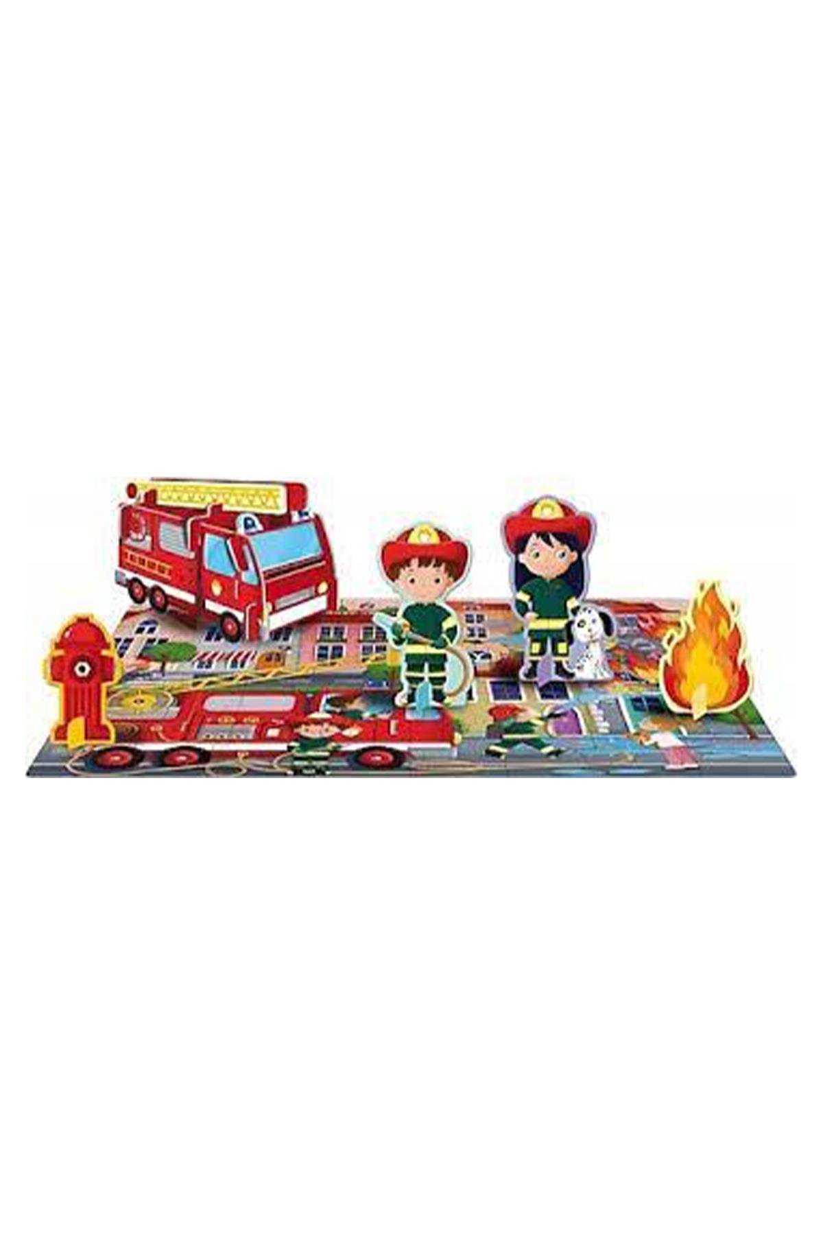 Learn The Words With Firefighters Çok Renkli