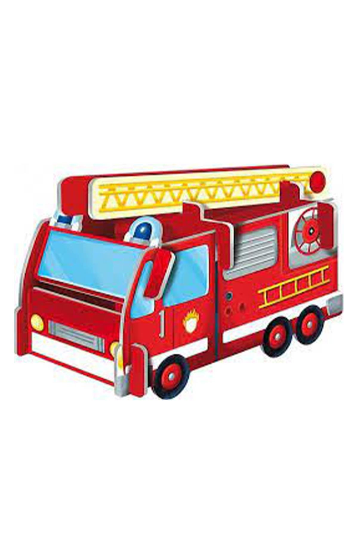 Learn The Words With Firefighters Çok Renkli