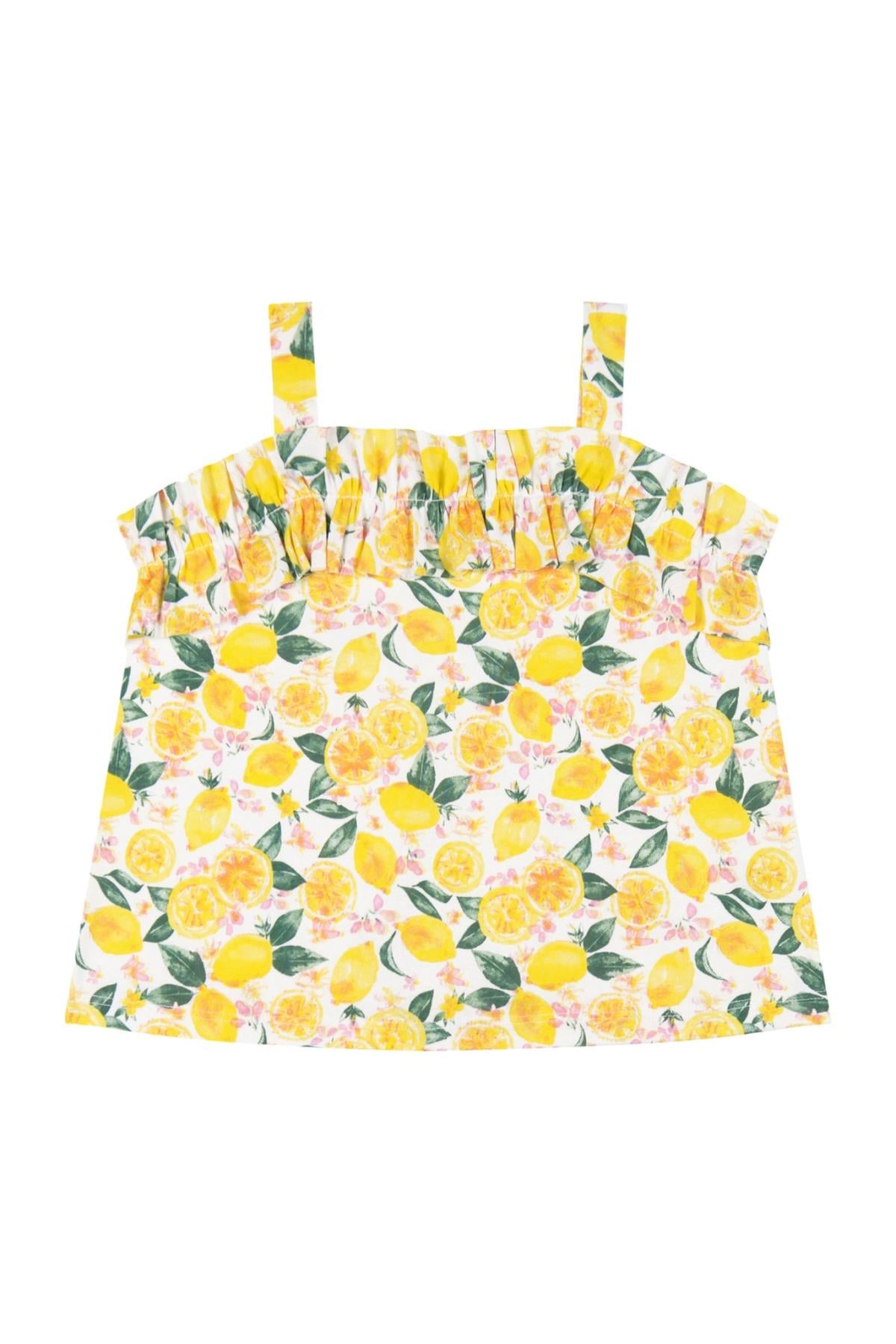 Limonata Şortlu Set Sarı