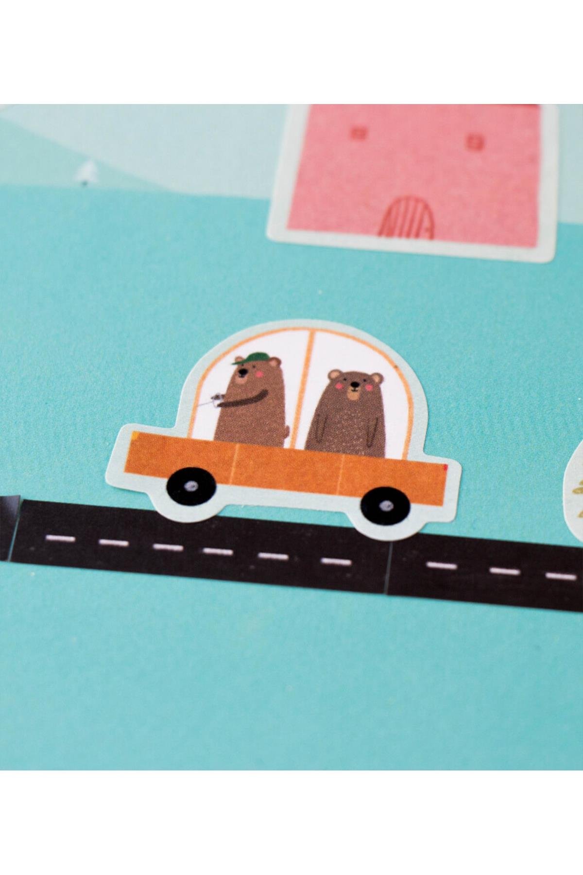 LONDJI  Lonji Activities - Stickers City Çok Renkli
