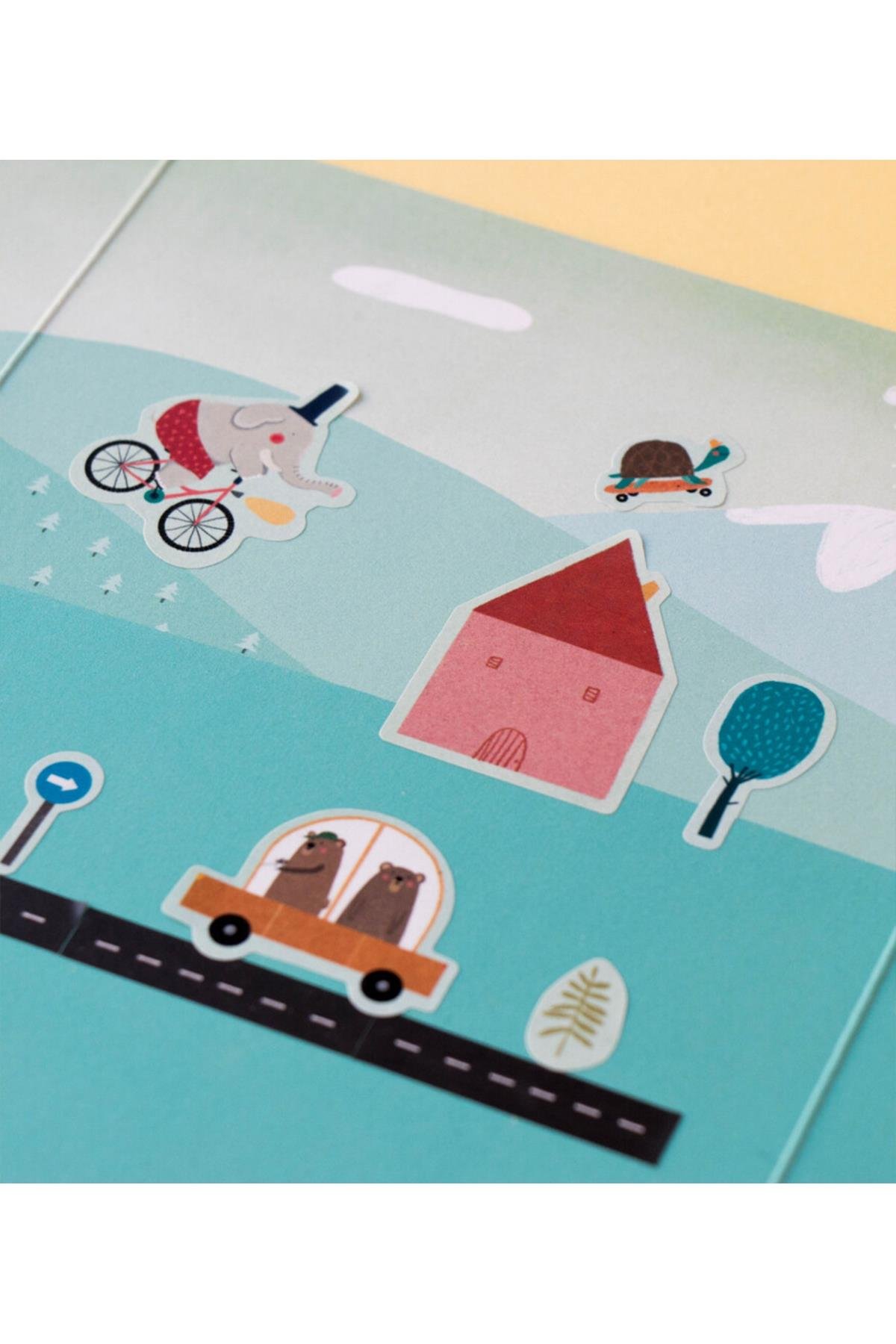 LONDJI  Lonji Activities - Stickers City Çok Renkli