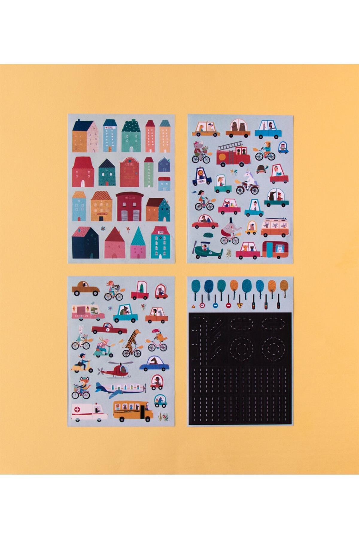 LONDJI  Lonji Activities - Stickers City Çok Renkli