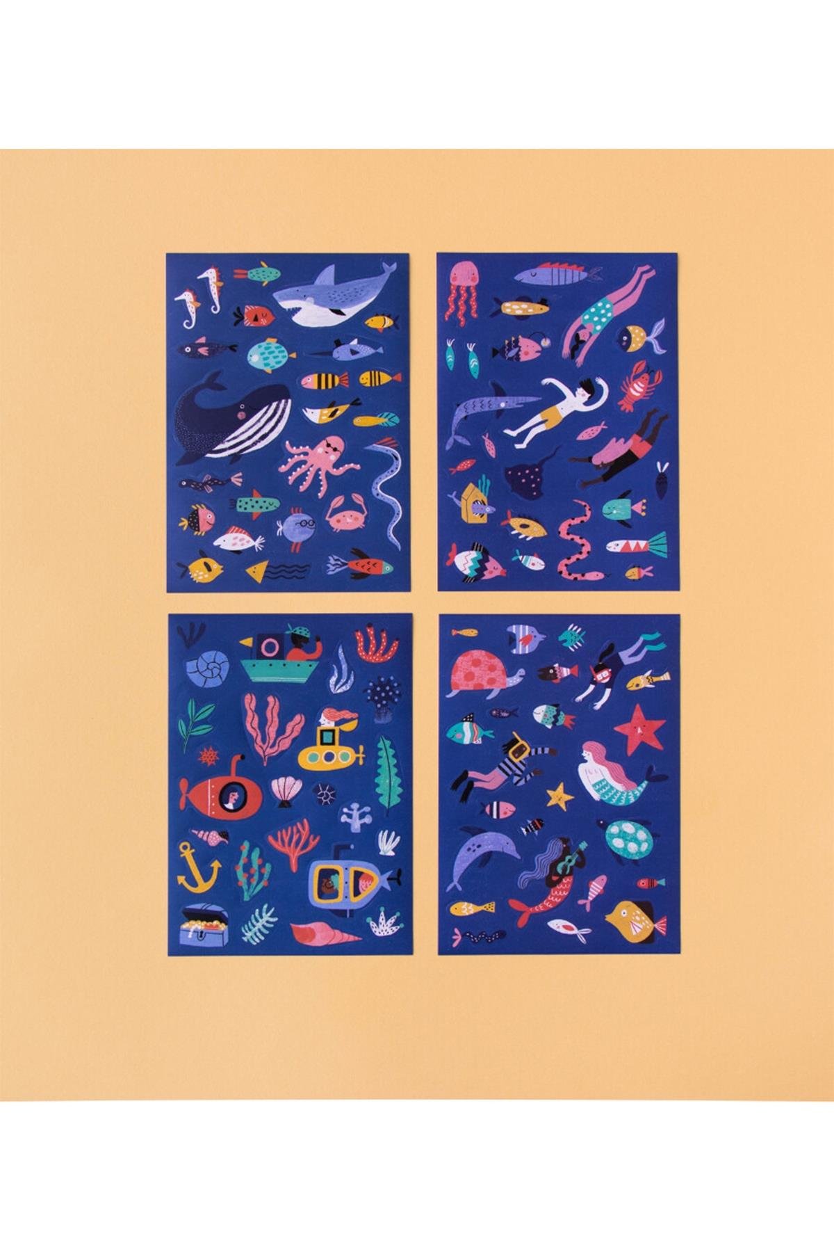 LONDJI Lonji Activities - Stickers Sea Çok Renkli