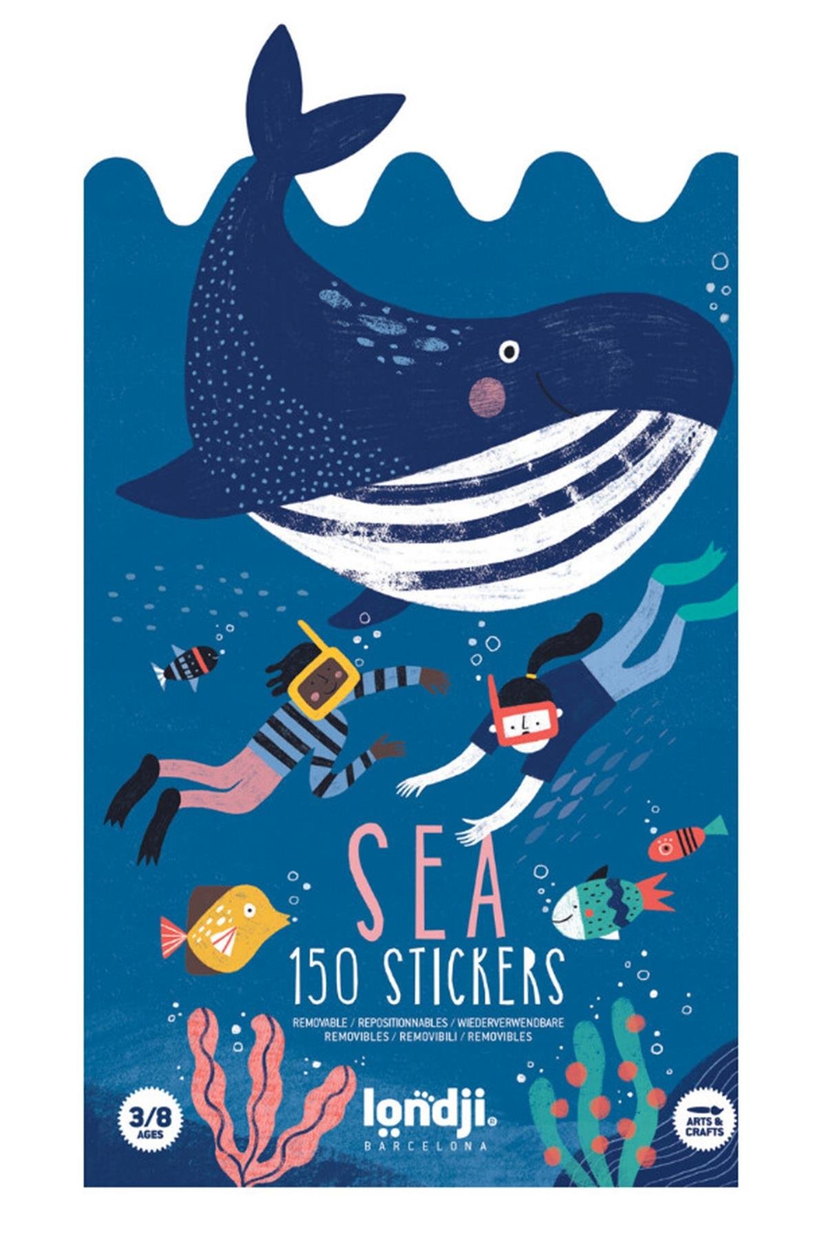 LONDJI Lonji Activities - Stickers Sea Çok Renkli