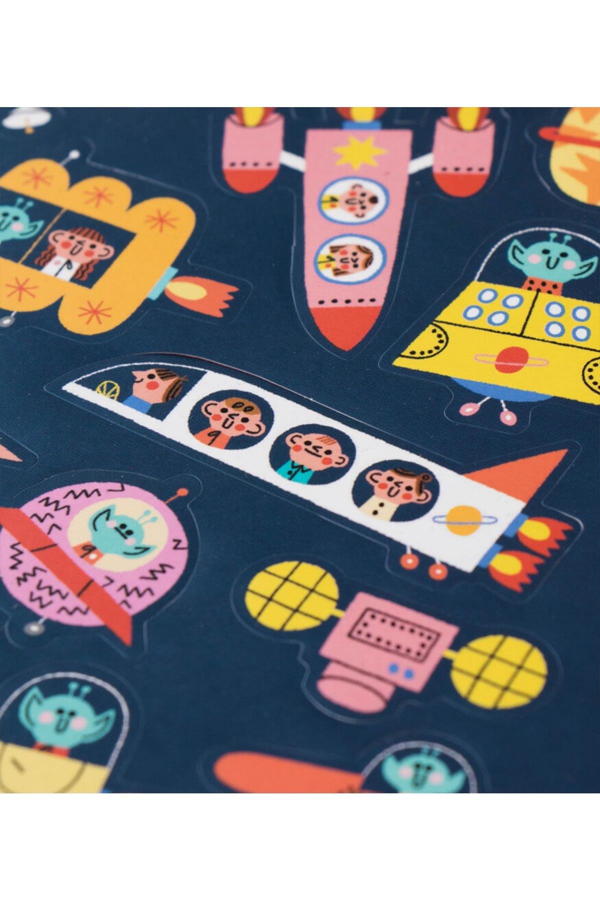 LONDJI  Lonji Activities - Stickers Space Çok Renkli