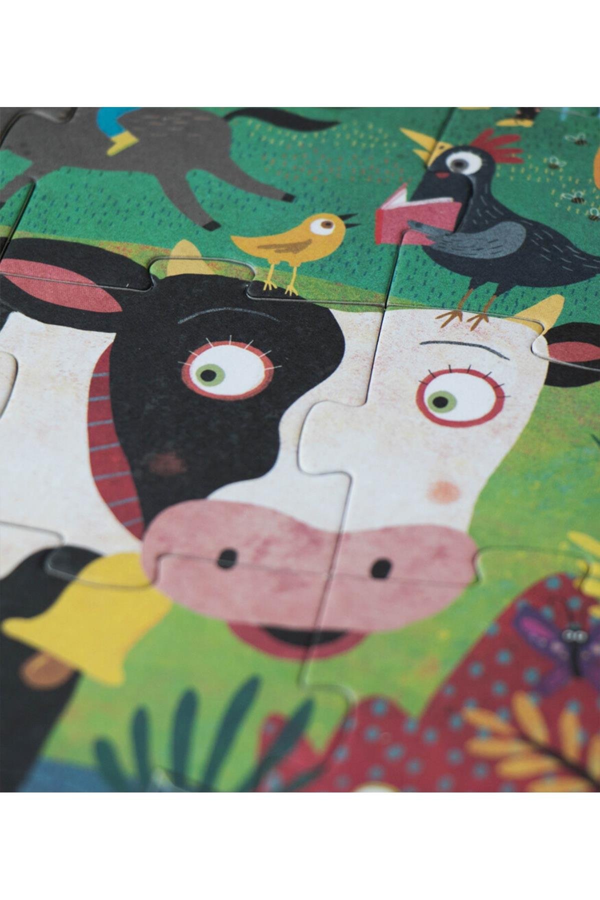 LONDJI  Lonji Pocket Puzzle -My Little Farm Çok Renkli