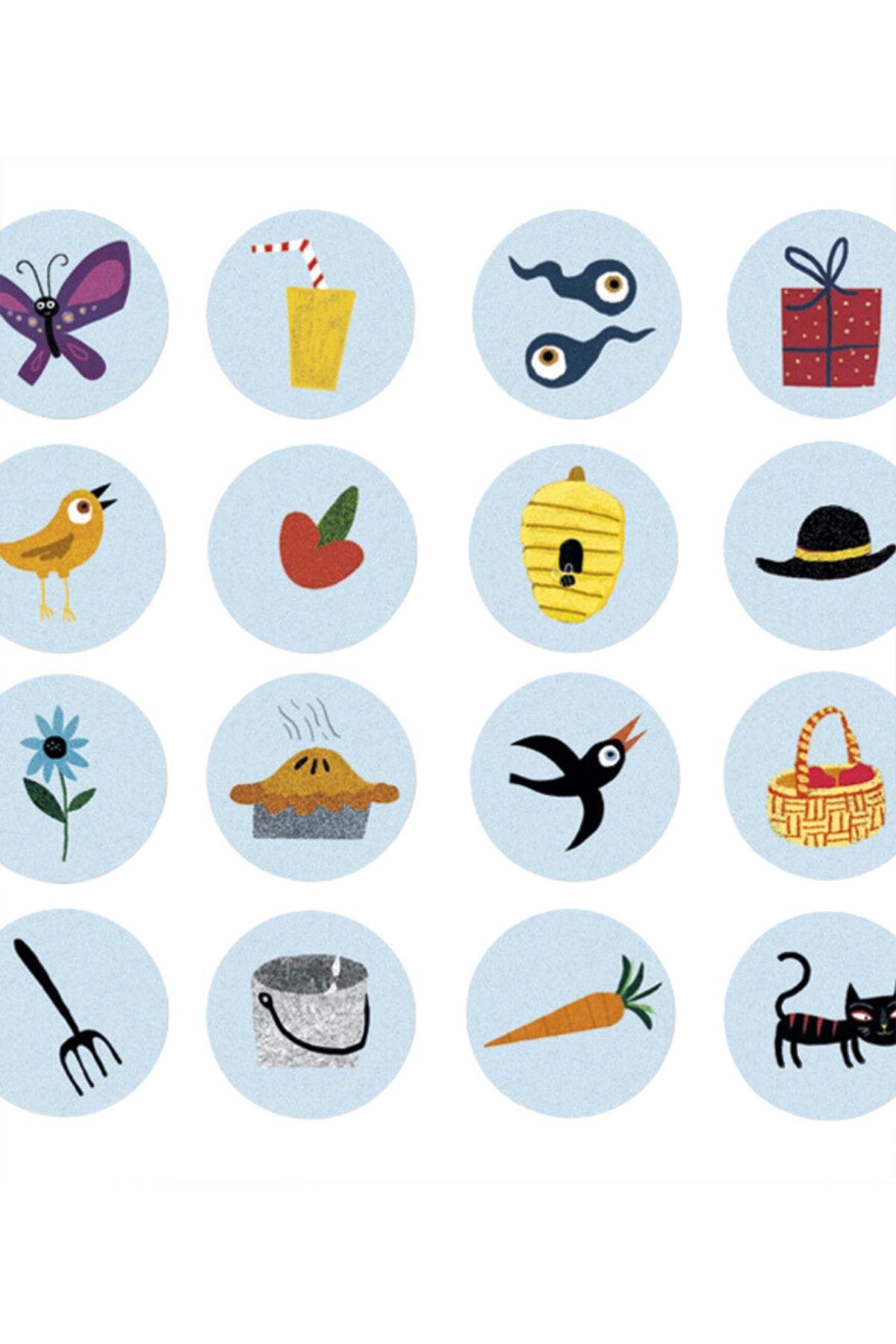 LONDJI  Lonji Pocket Puzzle -My Little Farm Çok Renkli