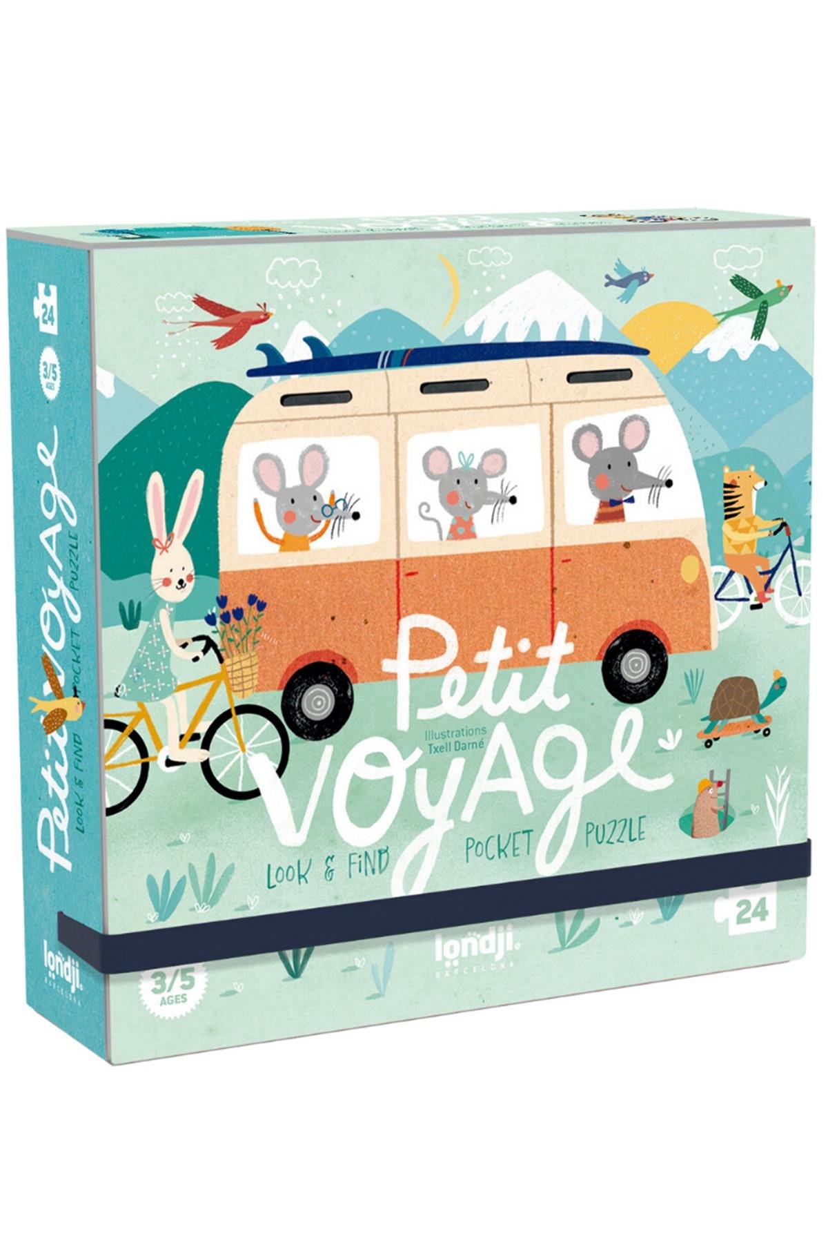 LONDJI  Lonji Pocket Puzzle - Petit Voyage *NEW* Çok Renkli