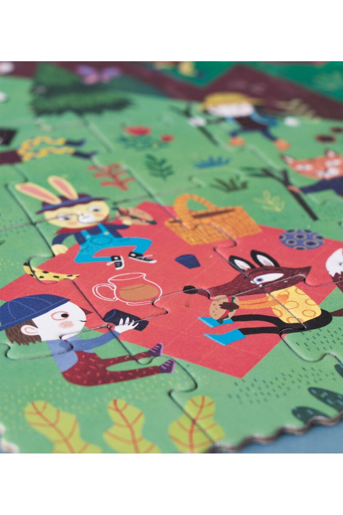 LONDJI  Lonji Puzzle - Let's go to the mountain Çok Renkli
