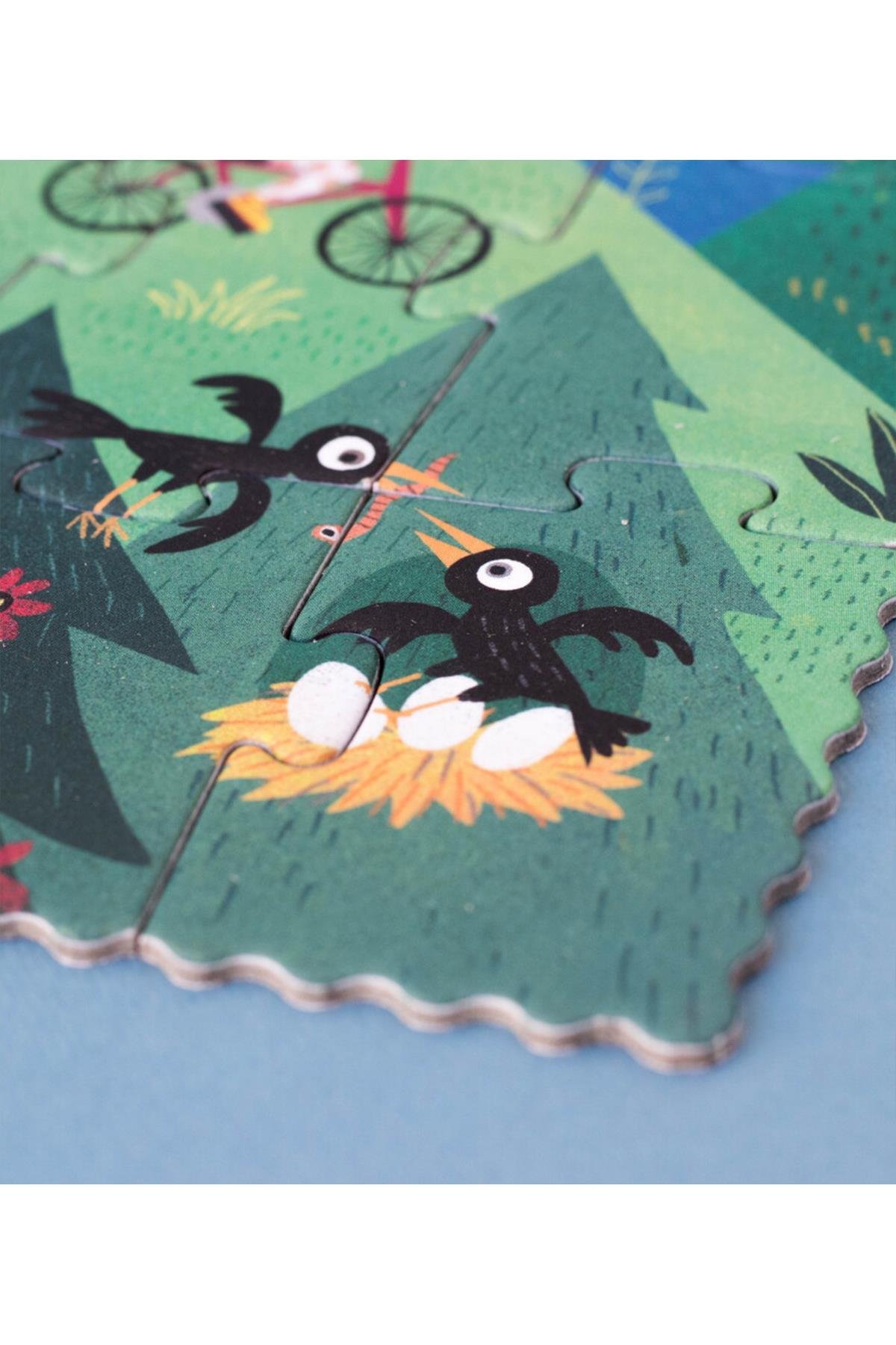LONDJI  Lonji Puzzle - Let's go to the mountain Çok Renkli