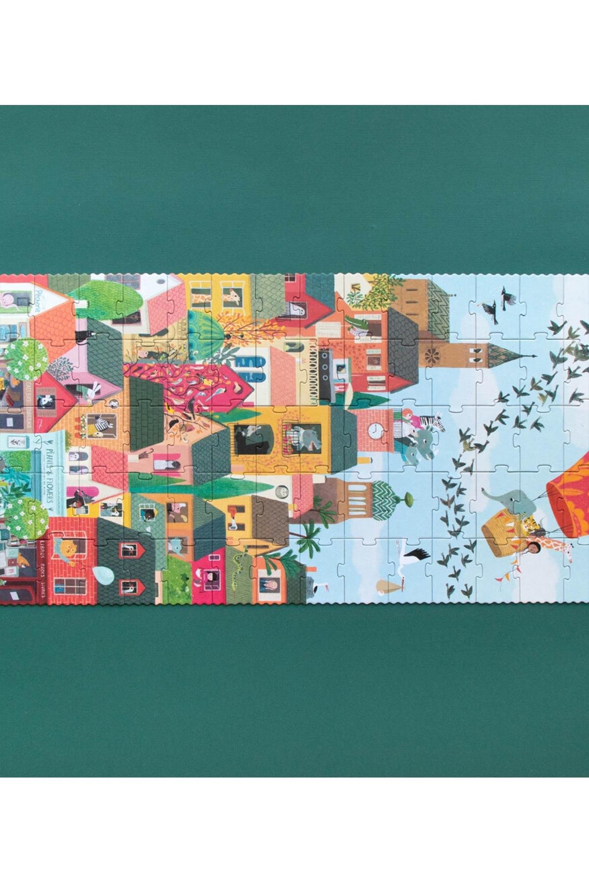 LONDJI  Lonji Puzzle -Look Up Çok Renkli