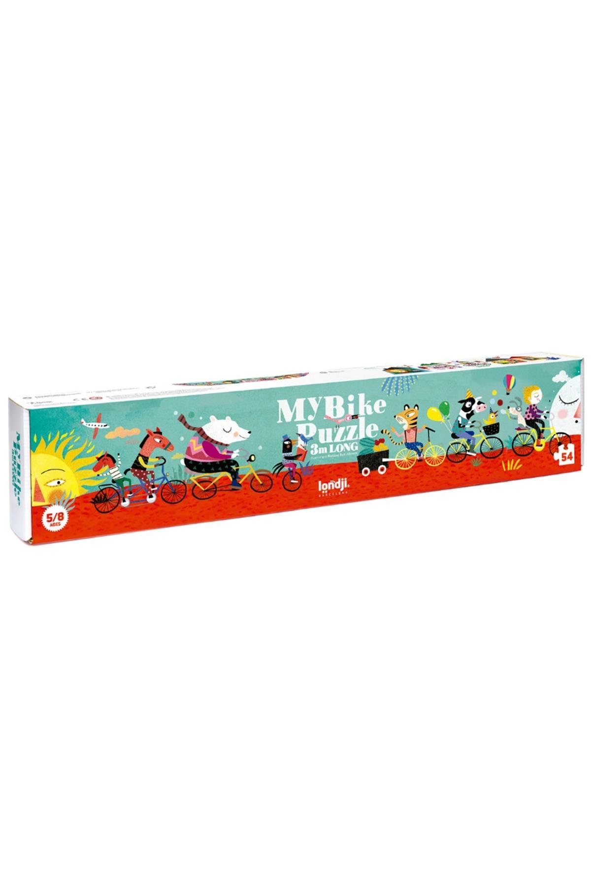 LONDJI Lonji Puzzle - My Bike Çok Renkli