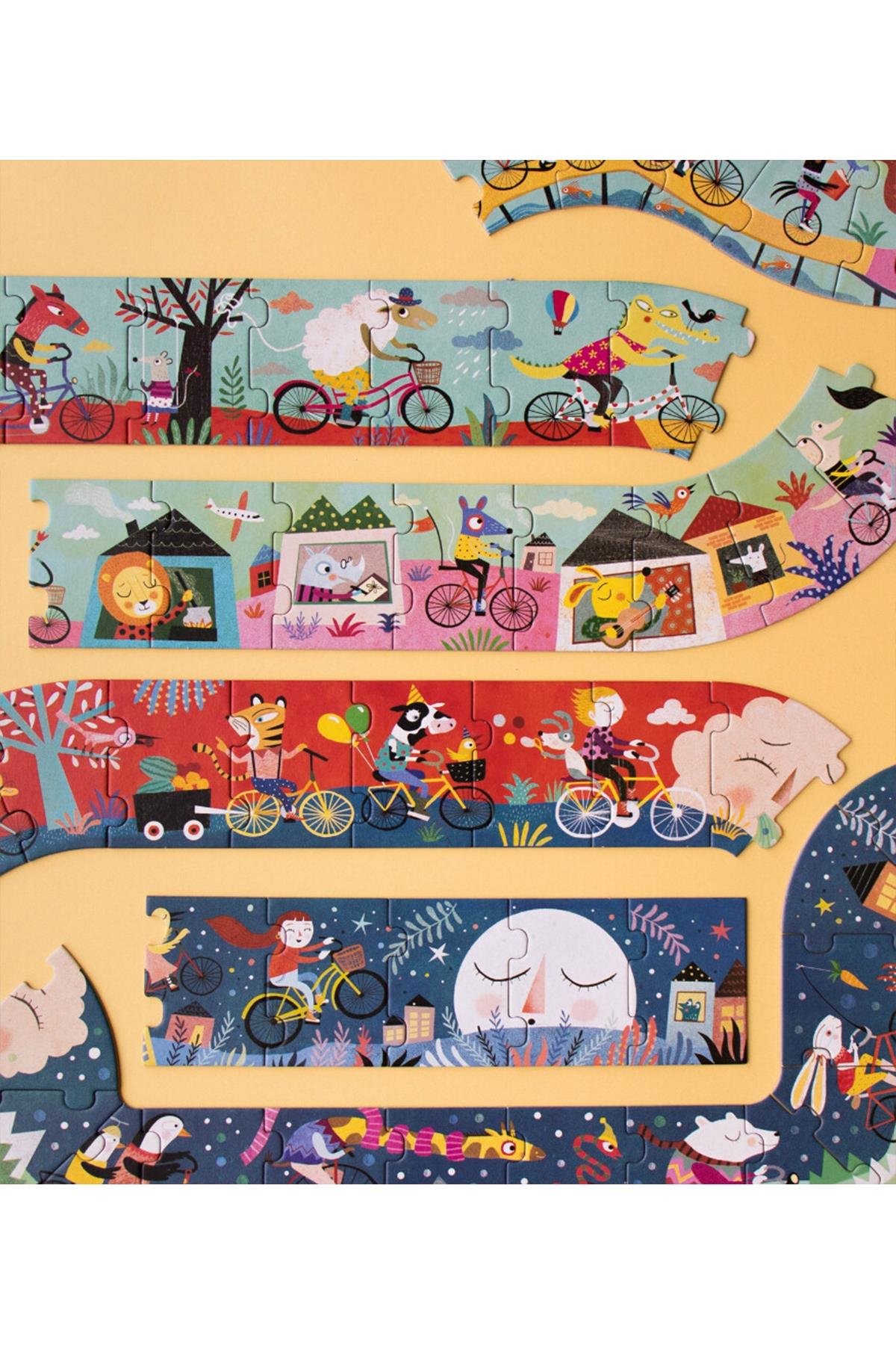 LONDJI Lonji Puzzle - My Bike Çok Renkli