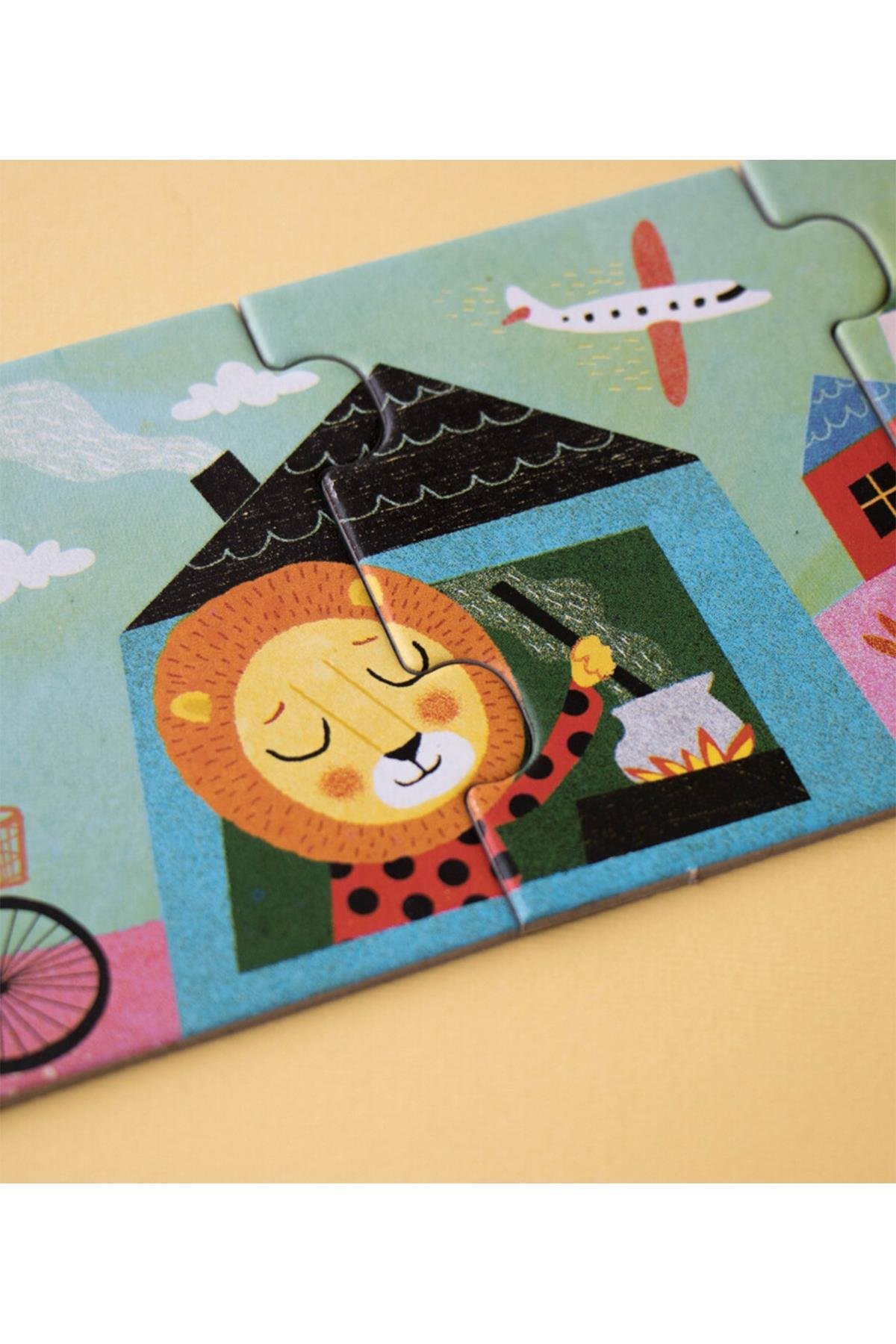LONDJI Lonji Puzzle - My Bike Çok Renkli