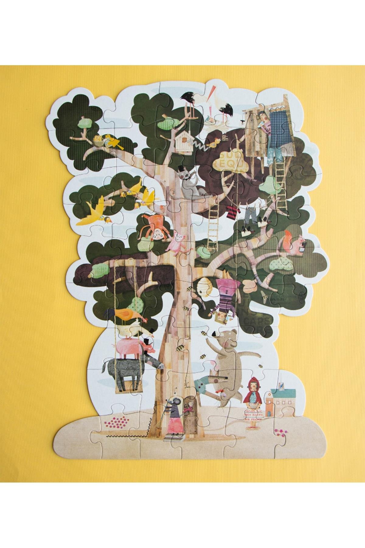 LONDJI  Lonji Puzzle - My Tree Çok Renkli