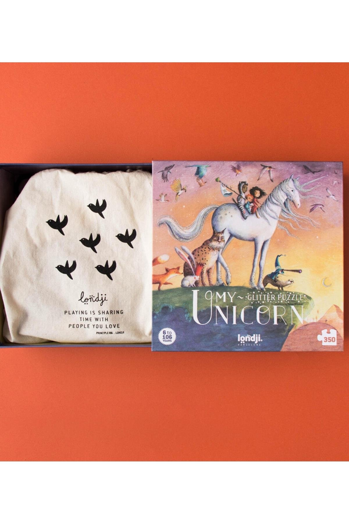 LONDJI  Lonji Puzzle - My Unicorn Çok Renkli