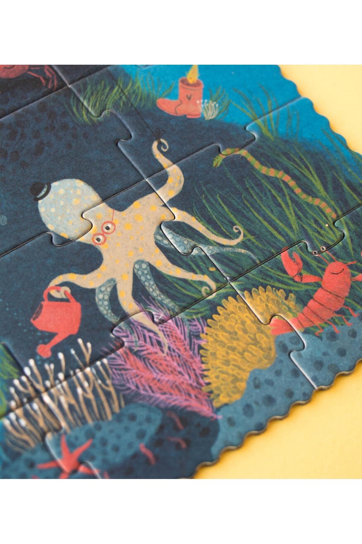LONDJI  Lonji Puzzle - Tea by the sea Çok Renkli