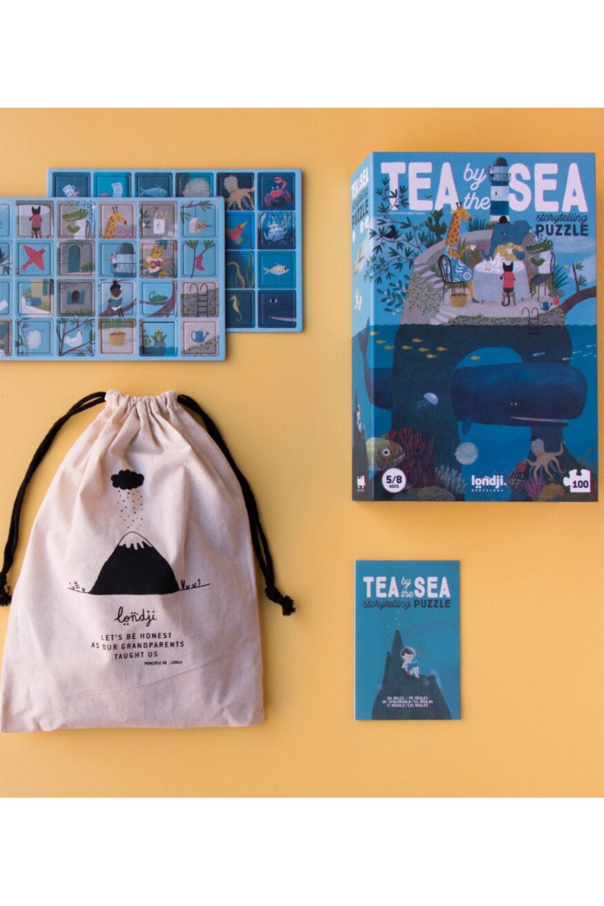 LONDJI  Lonji Puzzle - Tea by the sea Çok Renkli