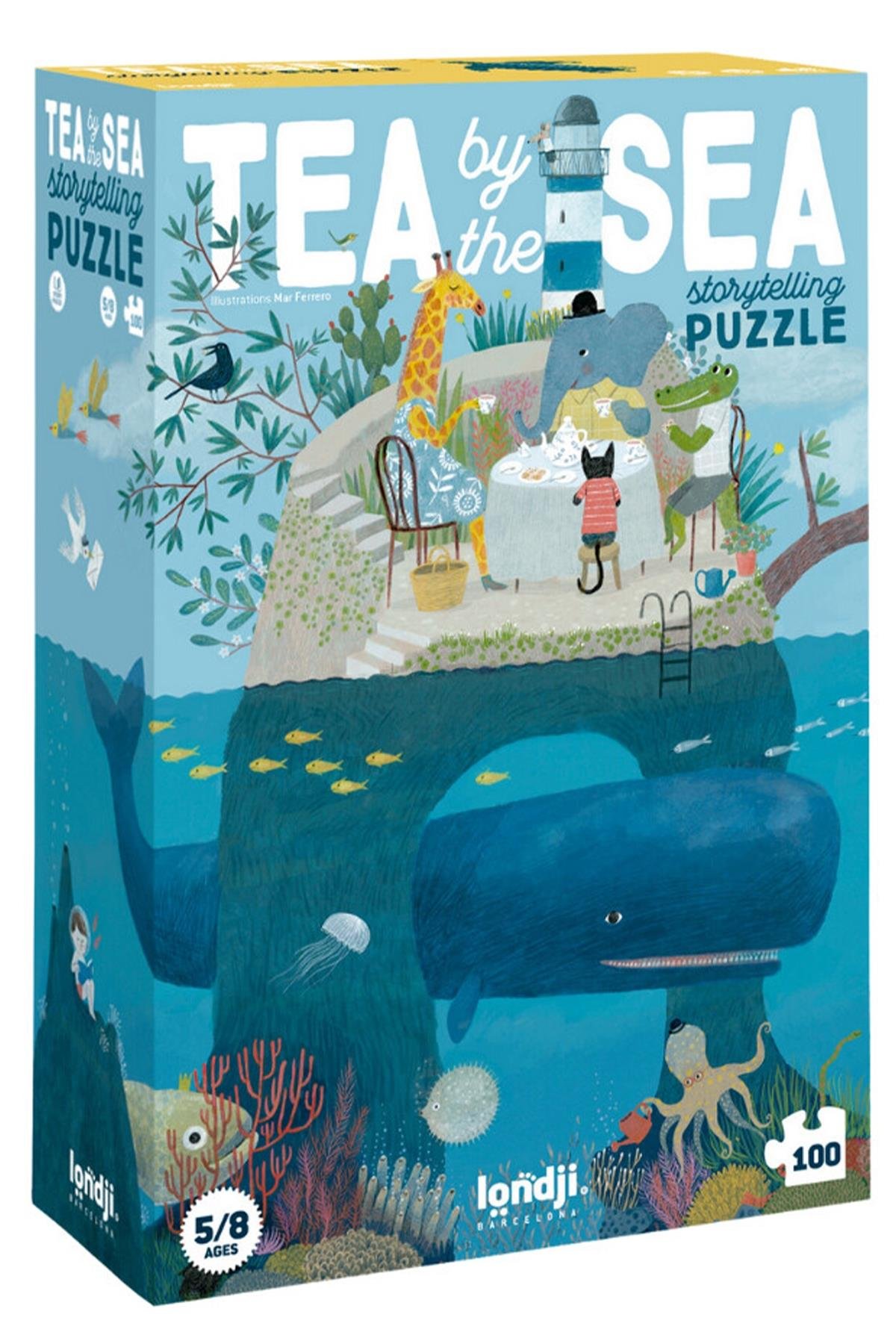 LONDJI  Lonji Puzzle - Tea by the sea Çok Renkli