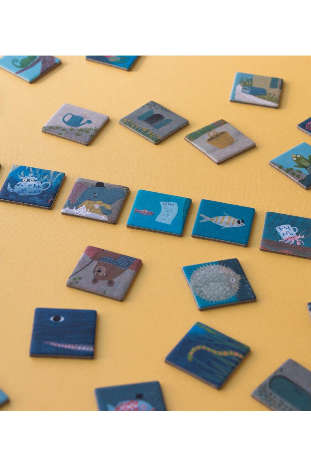 LONDJI  Lonji Puzzle - Tea by the sea Çok Renkli