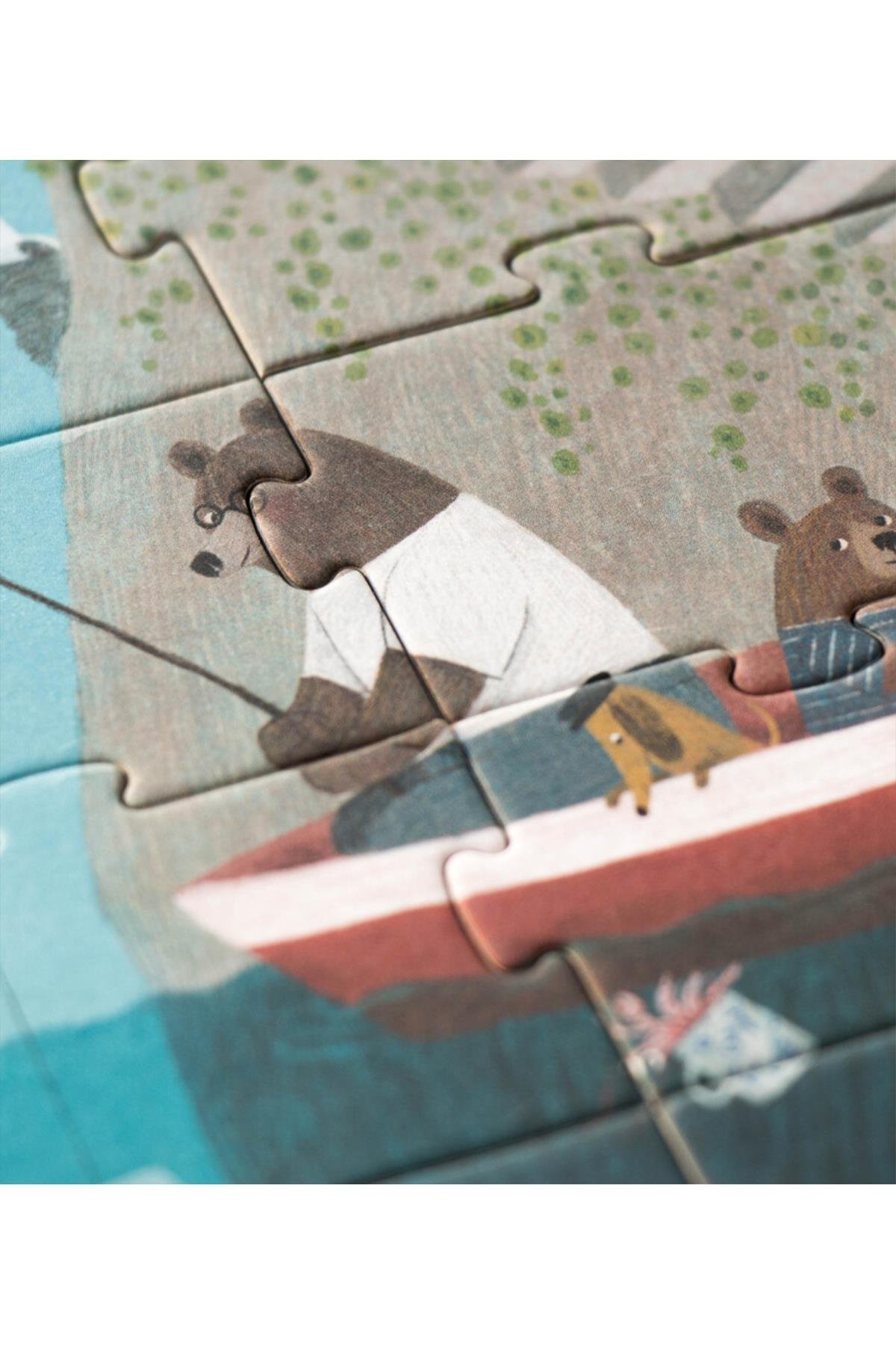 LONDJI  Lonji Puzzle - Tea by the sea Çok Renkli