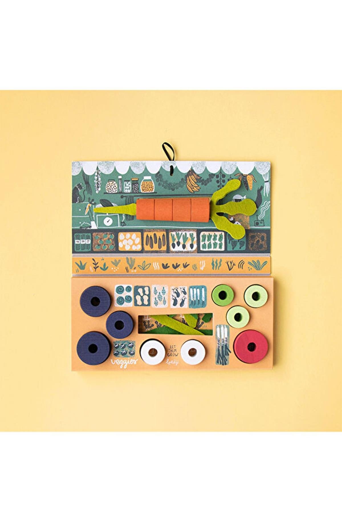 LONDJI Lonji Wooden Toys - Veggies Çok Renkli