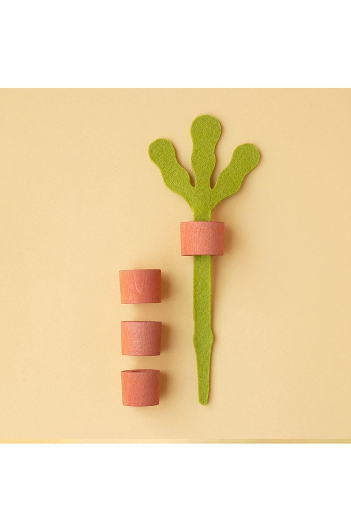 LONDJI Lonji Wooden Toys - Veggies Çok Renkli